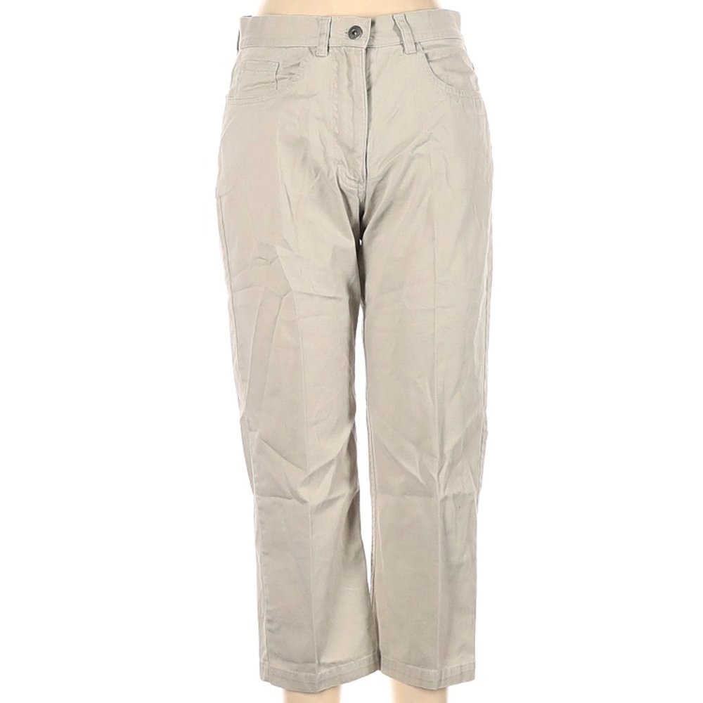 DKNY Jeans Tan Straight Leg Cut Low Rise Waist Size 6P #480